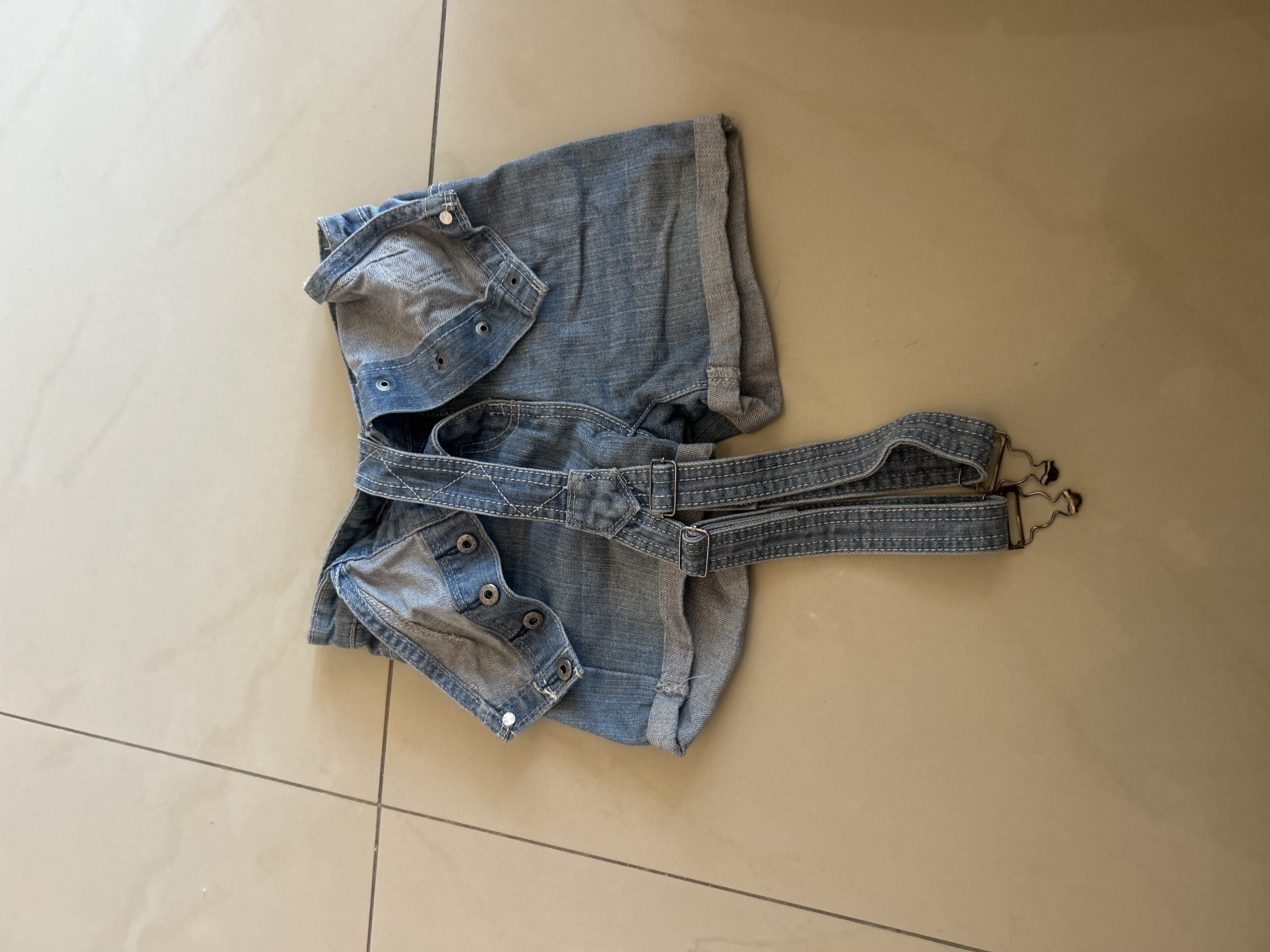 Short en jean pour fille 