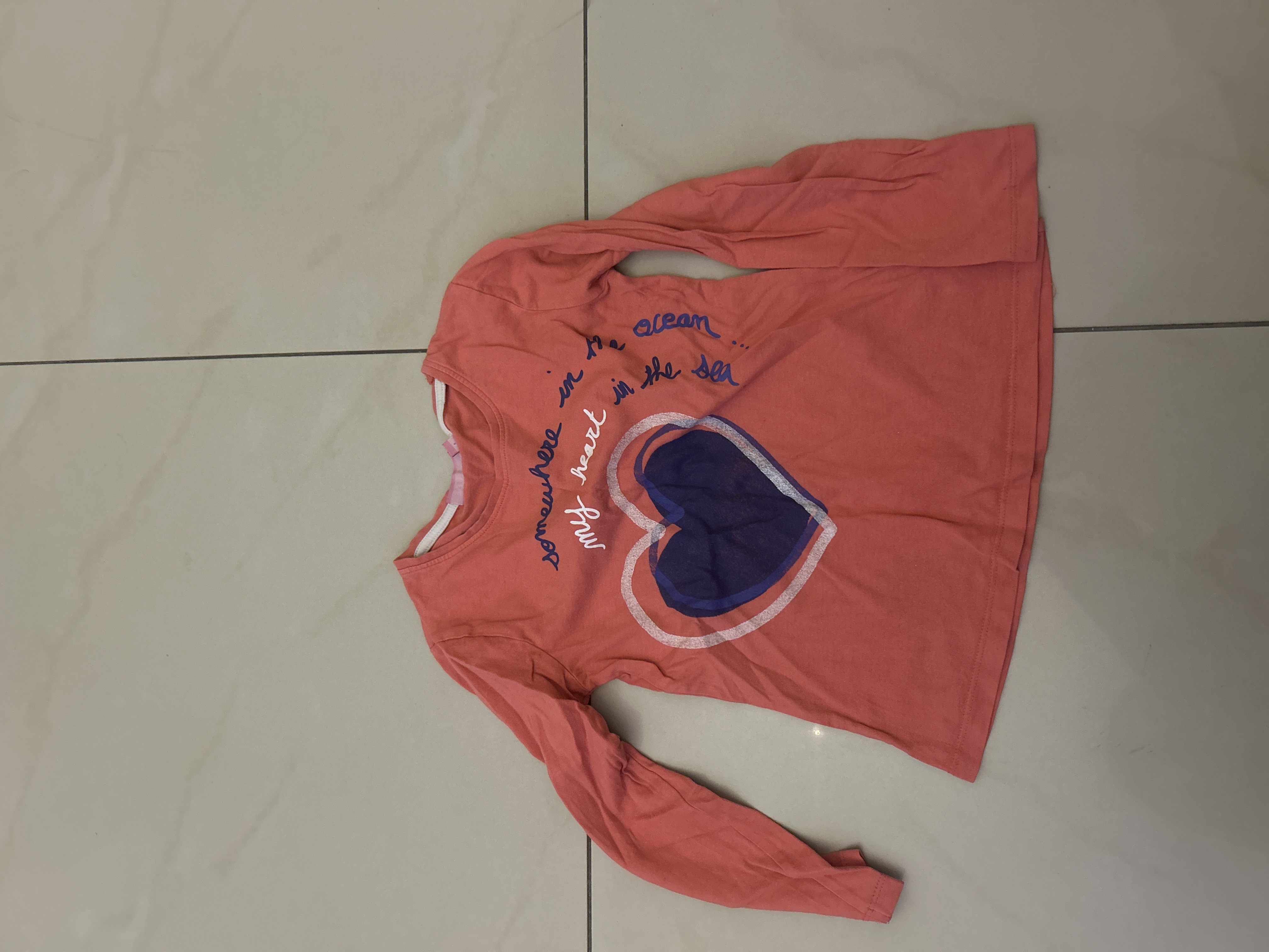t-shirt pour fille de manche longue 
