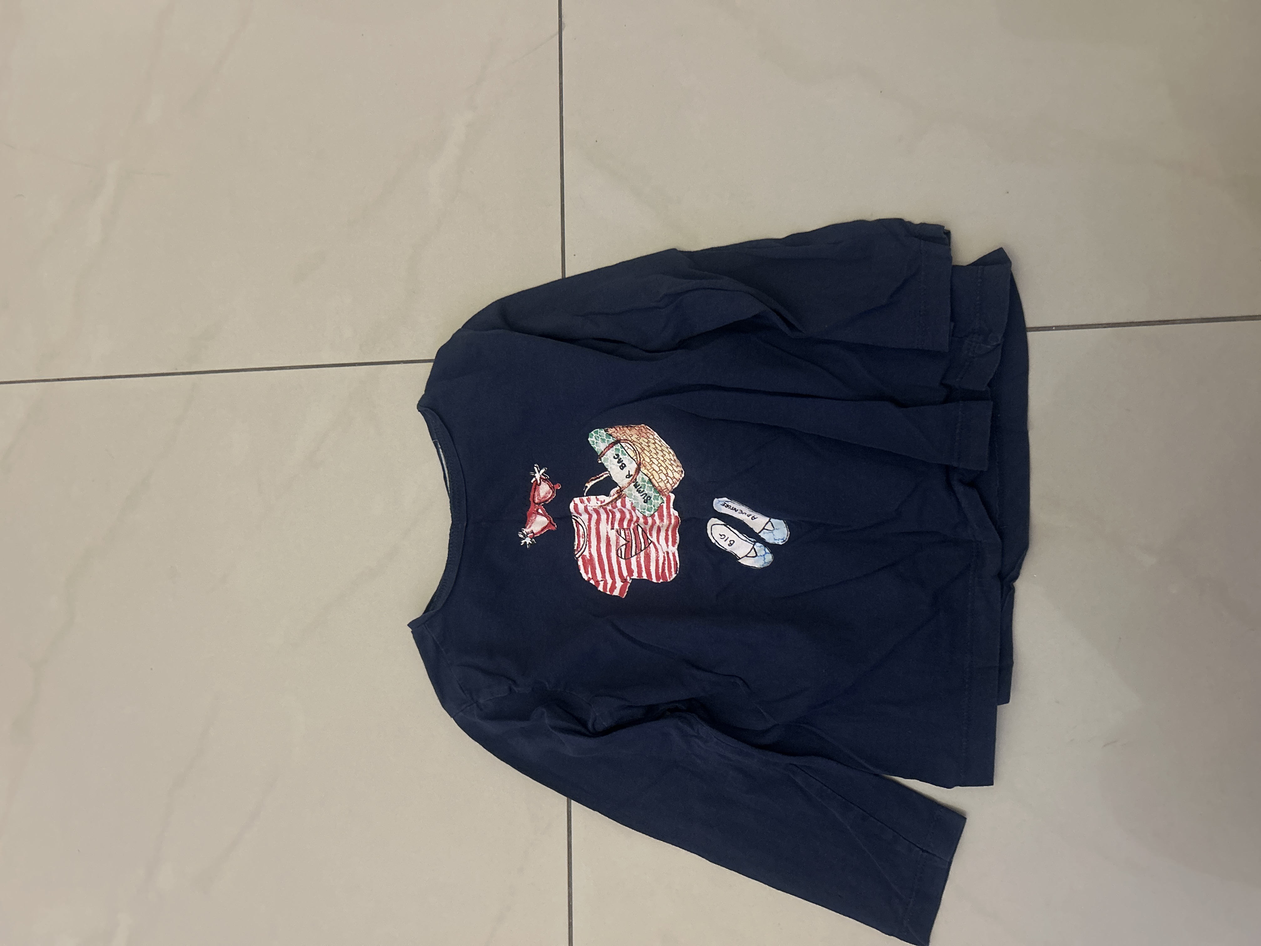 t-shirt de manches longues pour fille 