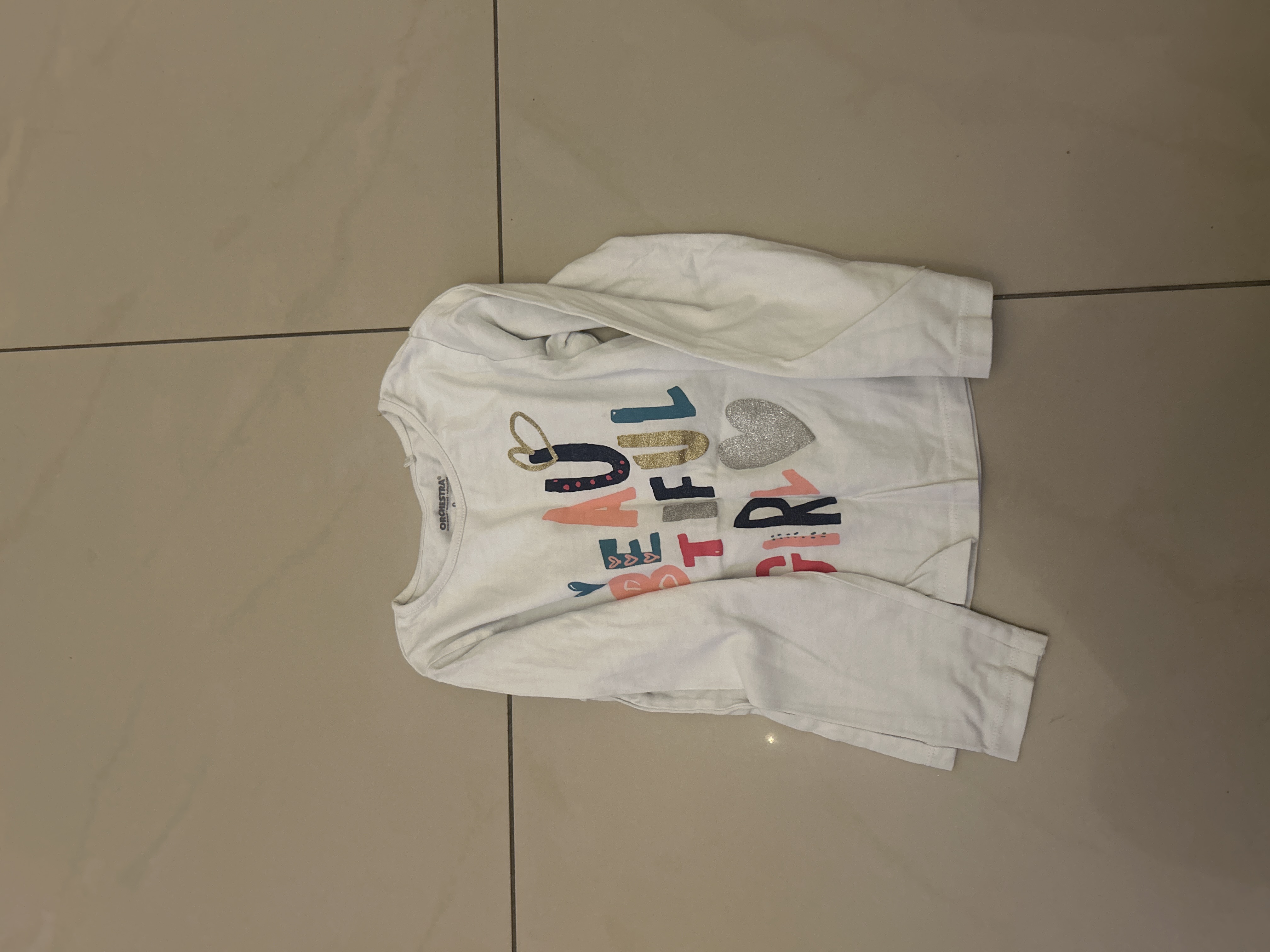 t-shirt de manches longues pour fille 